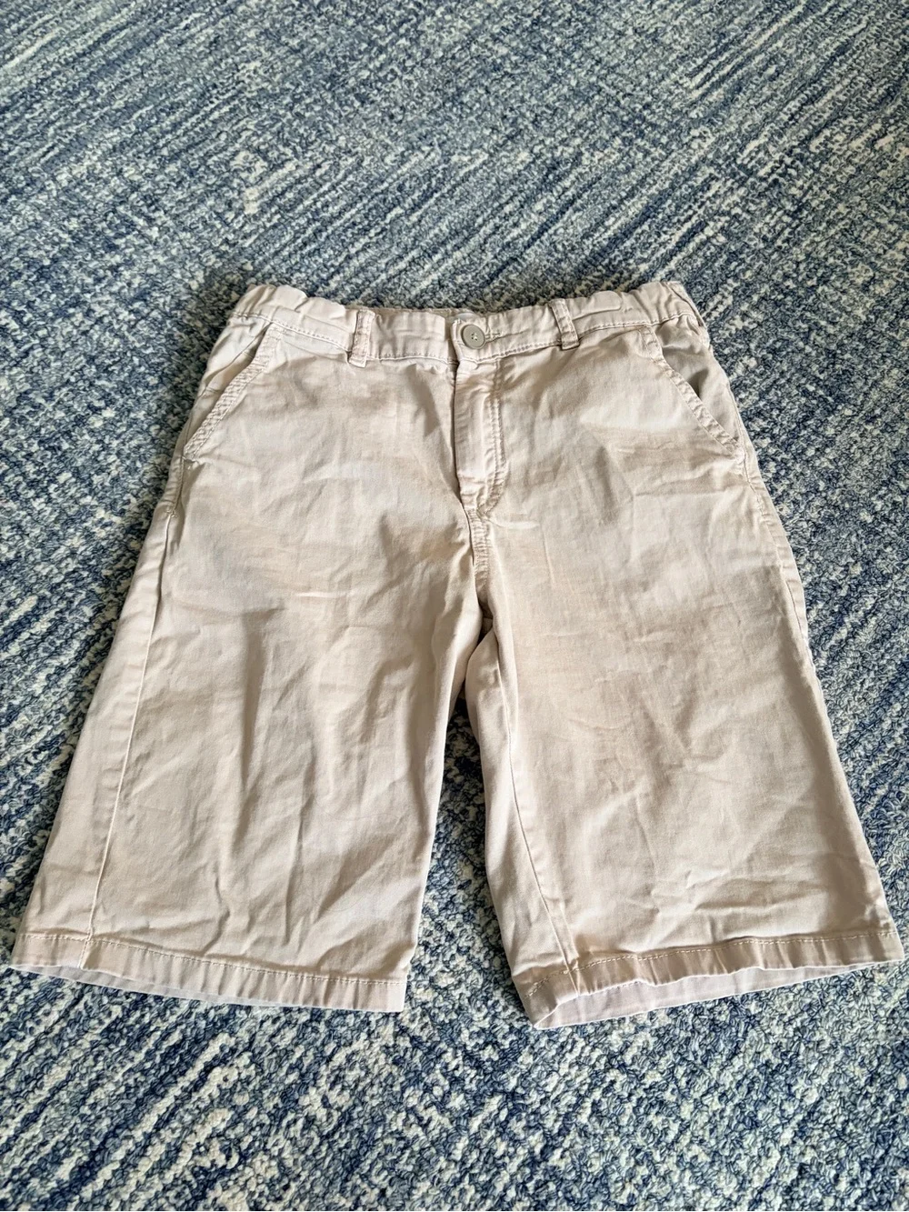 Zara++ Boys Lot of 3 Navy/Beige/Tan Casual Shorts Bundle - 12